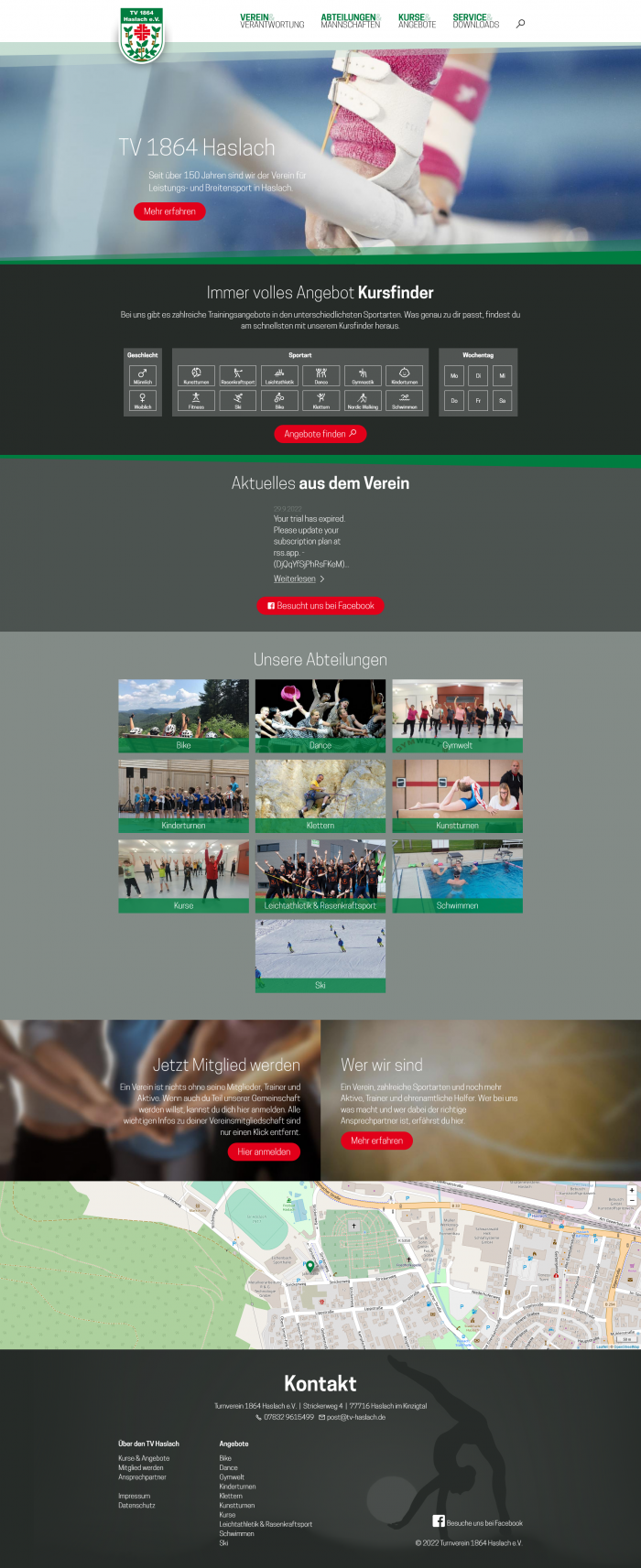 Turnverein Haslach e.V. Desktop