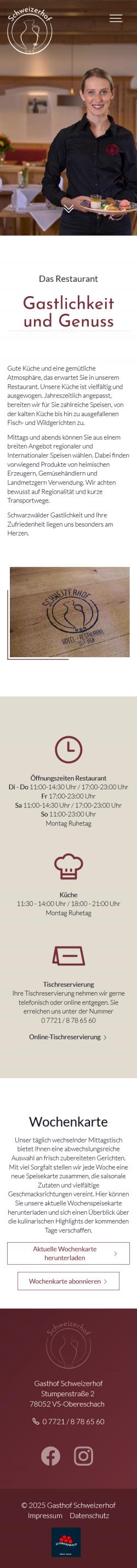 Gasthof Schweizerhof Smartphone Gasthof Schweizerhof Smartphone